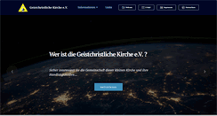 Desktop Screenshot of geistchristliche-kirche.de